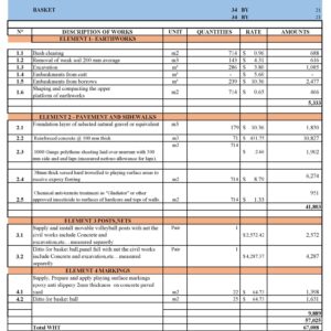 Basketball & Volleyball Court BOQ
